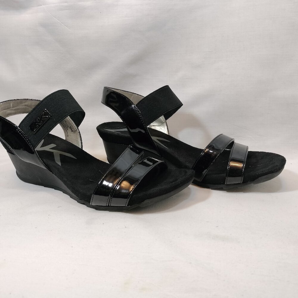 Anne Klein Sport Black‎ Strappy Sandals